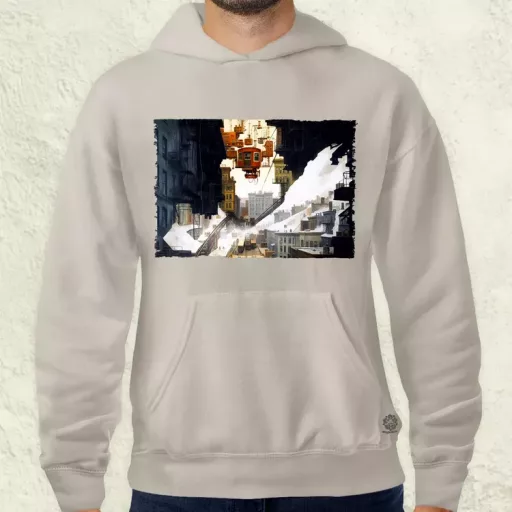 Pareidolia Marilyn Monroe város fantázia v1 férfi pulóver