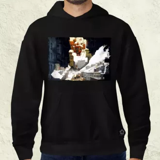   Pareidolia Marilyn Monroe város fantázia v1 férfi pulóver