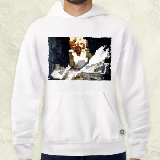   Pareidolia Marilyn Monroe város fantázia v1 férfi pulóver