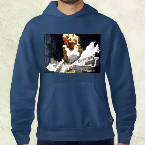Pareidolia Marilyn Monroe város fantázia v1 férfi pulóver