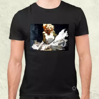 Pareidolia Marilyn Monroe város fantázia v1 férfi póló