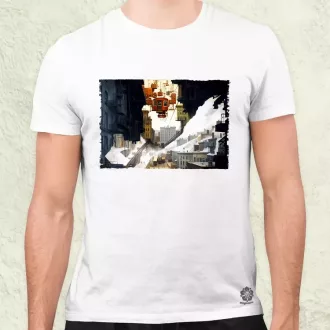Pareidolia Marilyn Monroe város fantázia v1 férfi póló