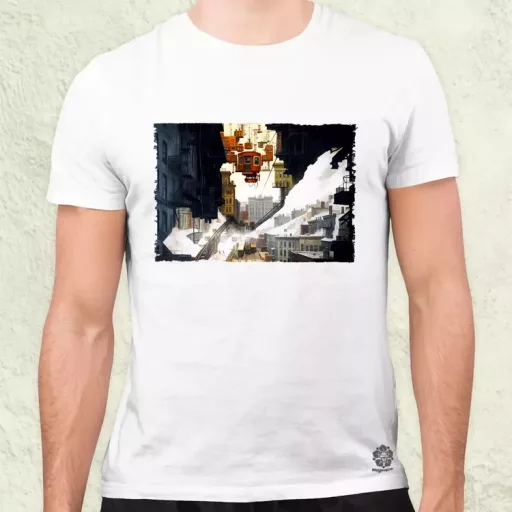 Pareidolia Marilyn Monroe város fantázia v1 férfi póló