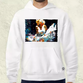  Pareidolia Marilyn Monroe város fantázia v2 férfi pulóver