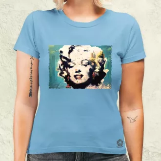 Pareidolia Marilyn Monroe város fantázia v5 női póló
