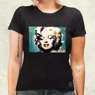 Pareidolia Marilyn Monroe város fantázia v5 női póló