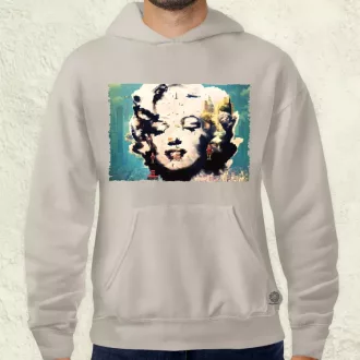   Pareidolia Marilyn Monroe város fantázia v5 férfi pulóver
