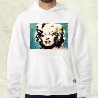   Pareidolia Marilyn Monroe város fantázia v5 férfi pulóver