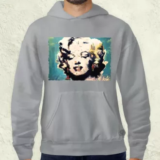   Pareidolia Marilyn Monroe város fantázia v5 férfi pulóver
