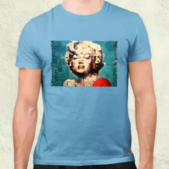 Pareidolia Marilyn Monroe város fantázia v6 férfi póló