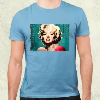 Pareidolia Marilyn Monroe város fantázia v7 férfi póló