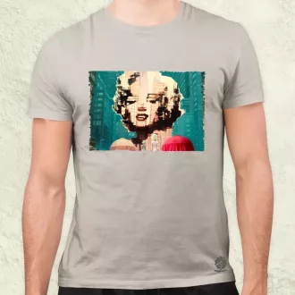 Pareidolia Marilyn Monroe város fantázia v7 férfi póló