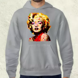 Pop art Marilyn Monroe v1 férfi pulóver