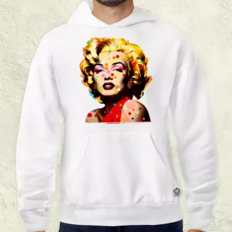 Pop art Marilyn Monroe v1 férfi pulóver