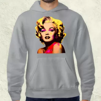 Pop art Marilyn Monroe v2 férfi pulóver
