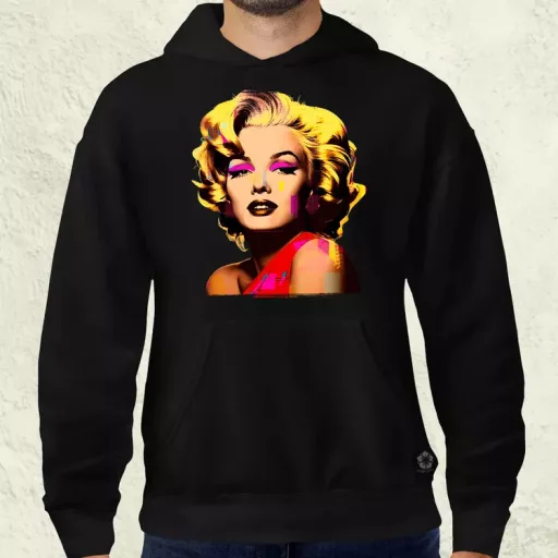 Pop art Marilyn Monroe v2 férfi pulóver