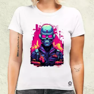 Retró cyberpunk v1 női póló