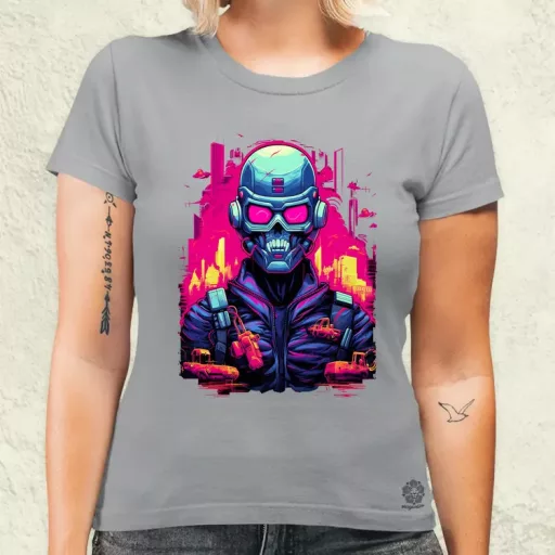 Retró cyberpunk v1 női póló