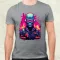 Retró cyberpunk v1 férfi póló