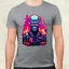 Retró cyberpunk v1 férfi póló