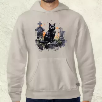Sátán macskája v2 férfi pulóver
