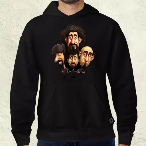 System of a Down karikatúra v3 férfi pulóver