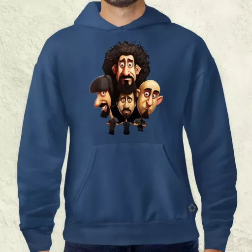 System of a Down karikatúra v3 férfi pulóver