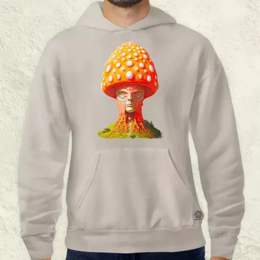 Szürreál gomba v1 férfi pulóver