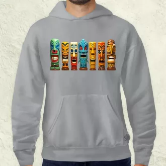 Tiki faragványok v2 férfi pulóver