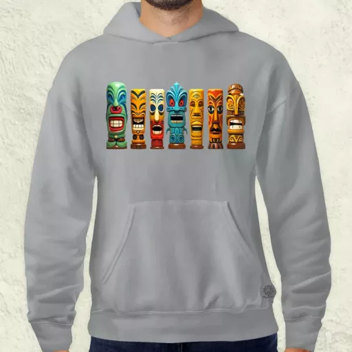 Tiki faragványok v2 férfi pulóver