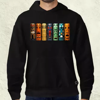 Tiki faragványok v4 férfi pulóver