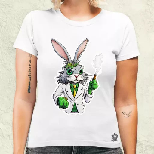 Weed nyuszi v1 női póló