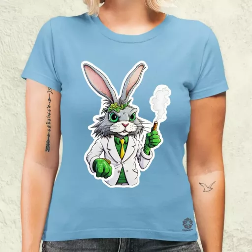 Weed nyuszi v1 női póló