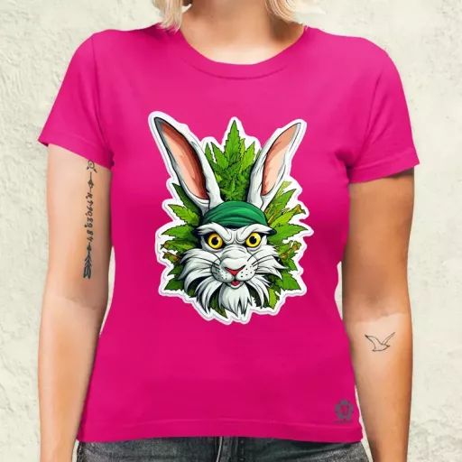 Weed nyuszi v3 női póló