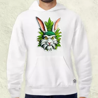 Weed nyuszi v3 férfi pulóver