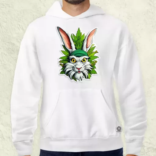 Weed nyuszi v3 férfi pulóver