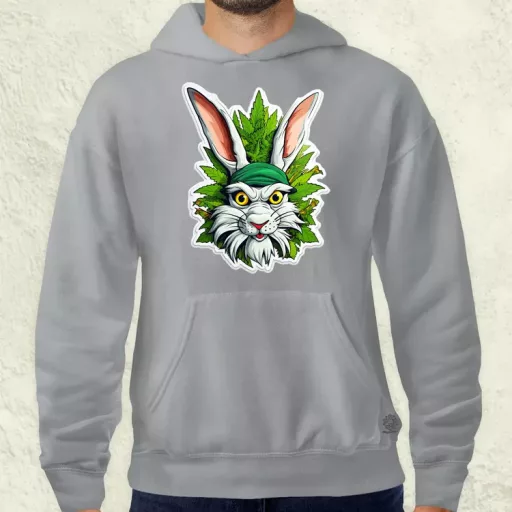 Weed nyuszi v3 férfi pulóver