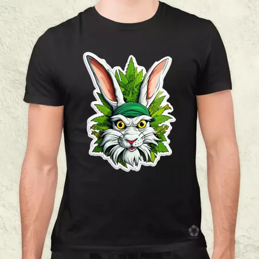 Weed nyuszi v3 férfi póló