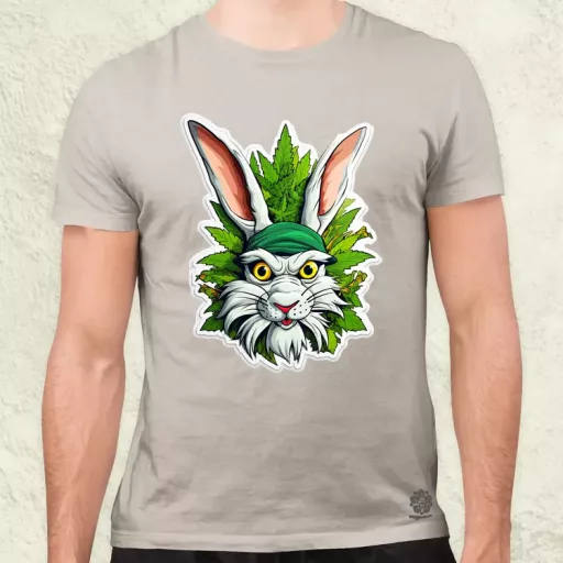 Weed nyuszi v3 férfi póló