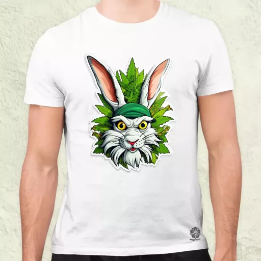 Weed nyuszi v3 férfi póló