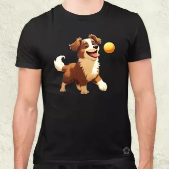Bolyhos kutyus v3 férfi póló
