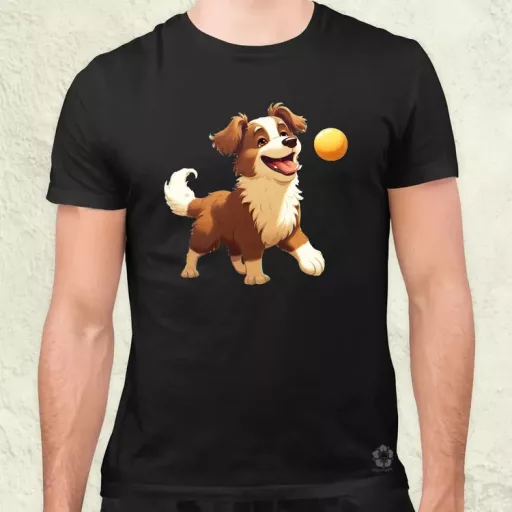 Bolyhos kutyus v3 férfi póló