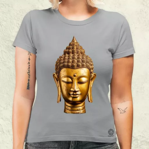 Buddha szobor v2 női póló