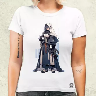 Dieselpunk anime apáca v1 női póló