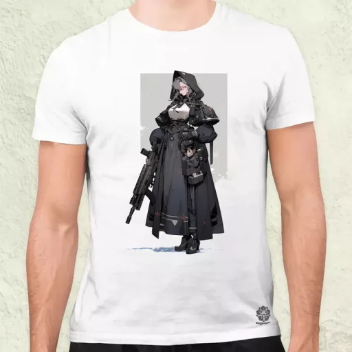 Dieselpunk anime apáca v2 férfi póló