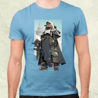 Dieselpunk anime apáca v4 férfi póló