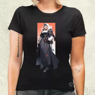 Dieselpunk anime apáca v7 női póló
