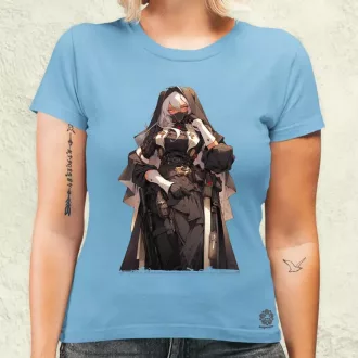 Dieselpunk anime apáca v8 női póló