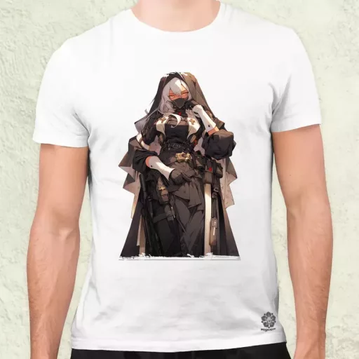Dieselpunk anime apáca v8 férfi póló