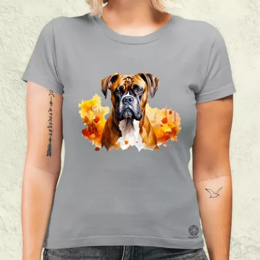 Őszi Boxer v2 női póló